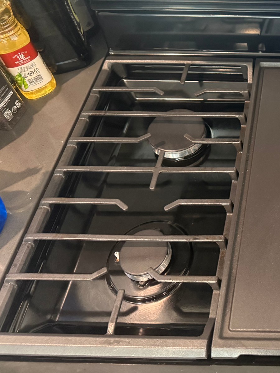 Oven after cleaning