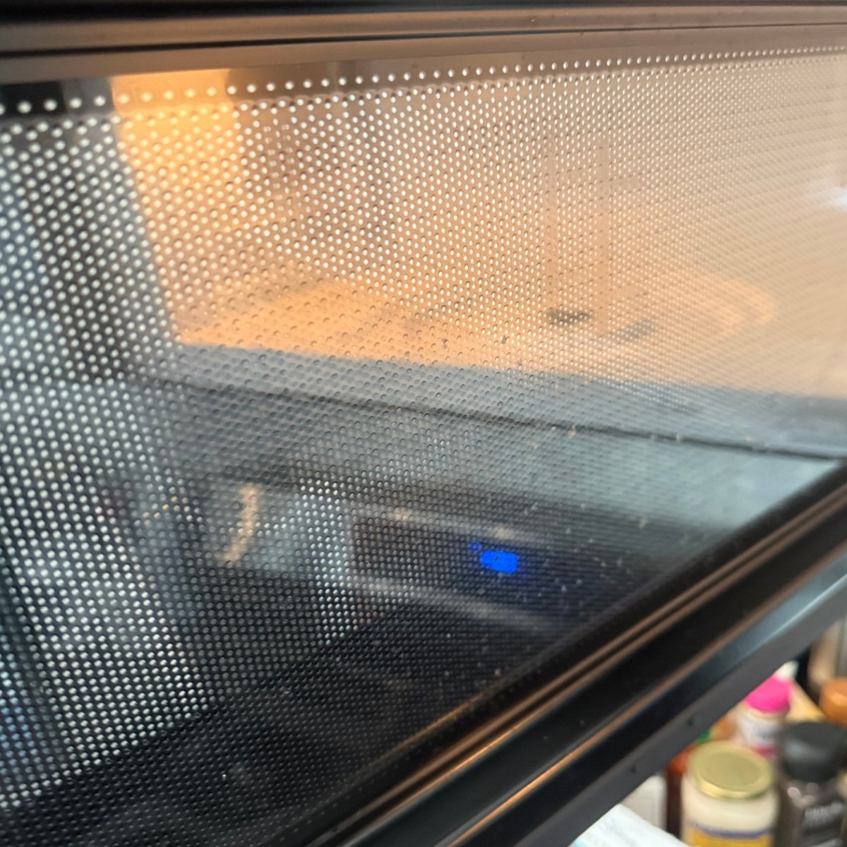 Microwave before cleaning